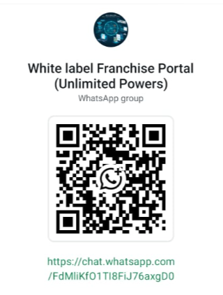 WhatsApp group QR code – White Label Franchise Portal (Unlimited Powers)